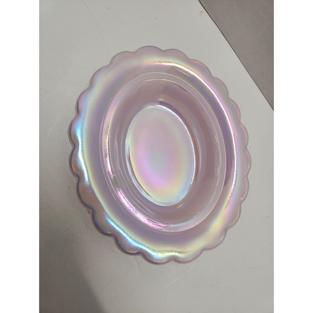 Mosser 6 1/2" Crown Tuscan Carnival Iridescent Hen On Nest Chicken On Nest - Picture 5 of 7